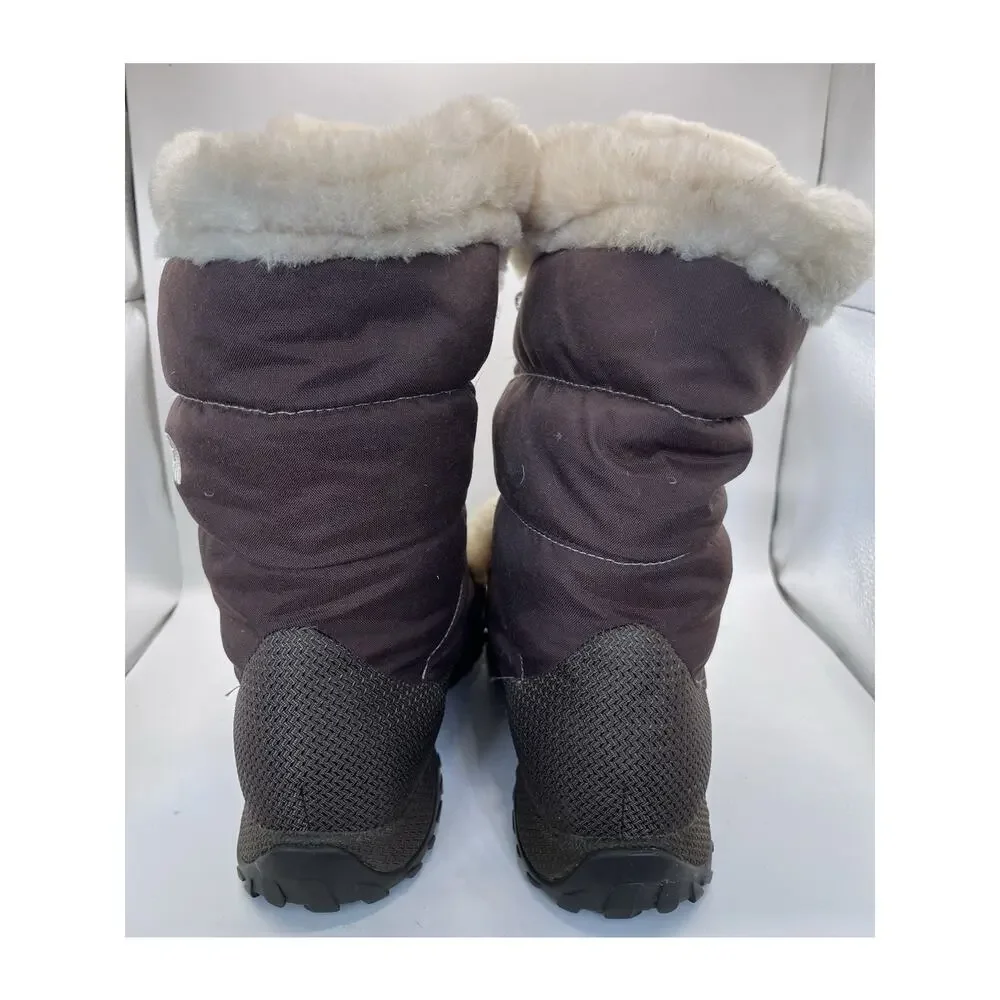 The North Face Goose Down Lace-Up Winter Boots Brown/Beige Women’s 9.5